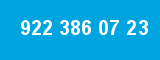 922 386 07 23 922 386 07 23